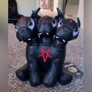Killstar Kreeptures Black Cerberus Plush